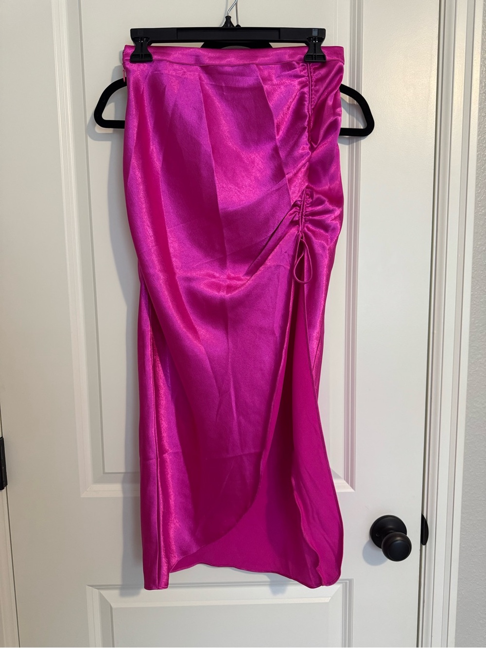 White Fox Boutique Tequila Sunrise Midi Skirt Magenta